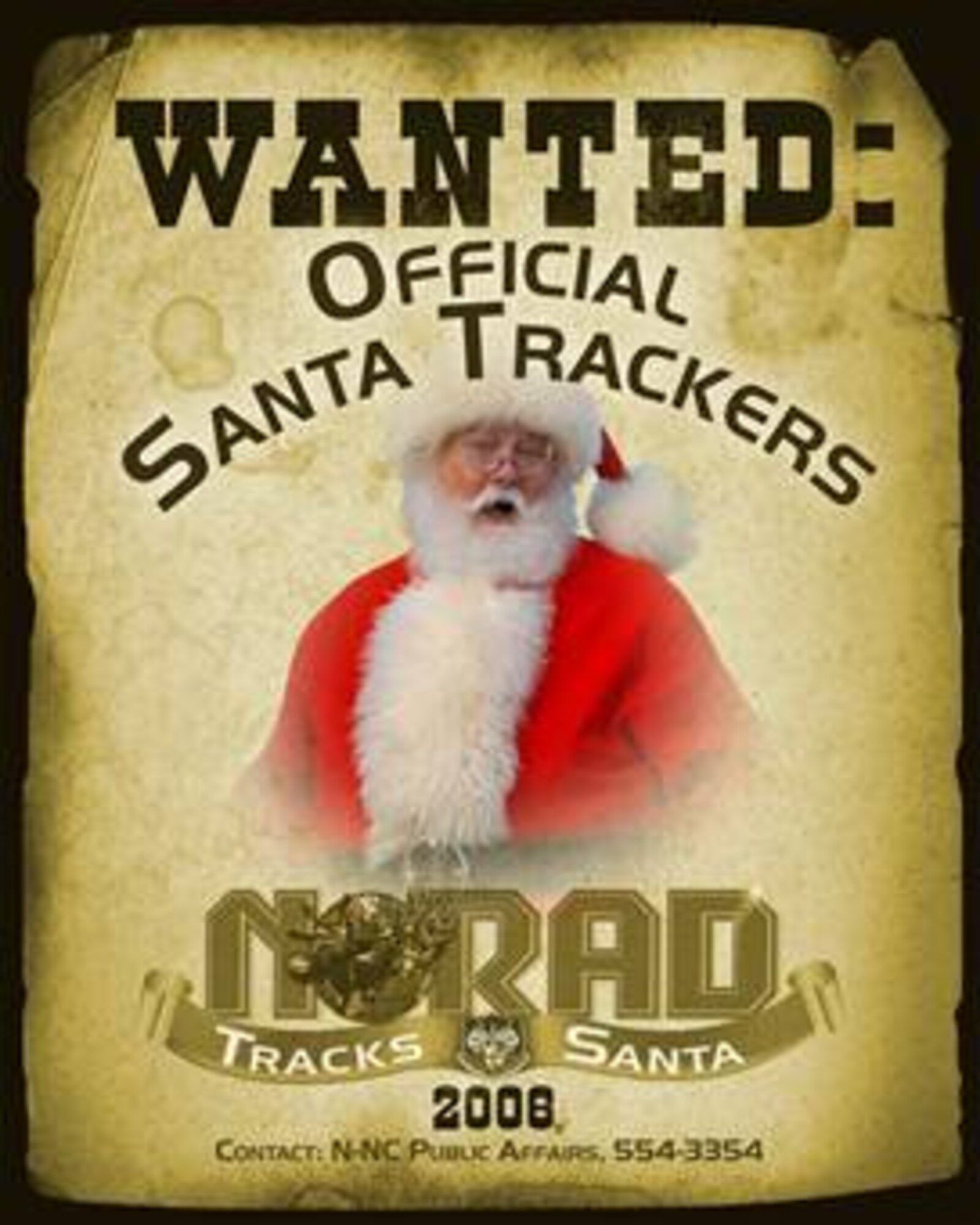 Volunteers are wanted for the NORAD Santa tracker program. For information, call 554-3354.