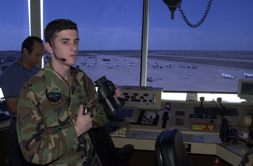 (Photo by 1st Lt Lori Wise) Airman 1st Class Kedem Alon, 71st Operations Support Squadron, was recently selected to attend the U.S. Air Force Academy.