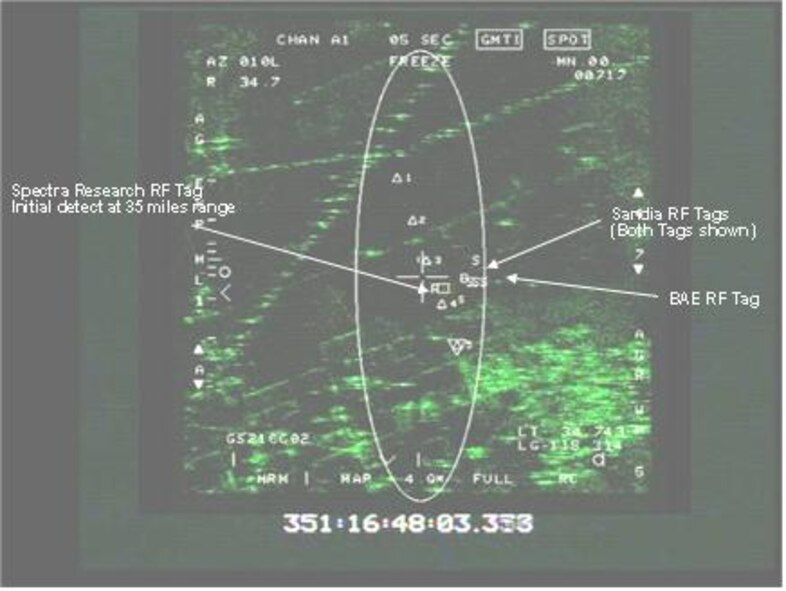 AFRL conducted three radio frequency (RF) tag technical flight tests as part of an operational demonstration supporting the Coalition Combat Identification (CCID) technology demonstration