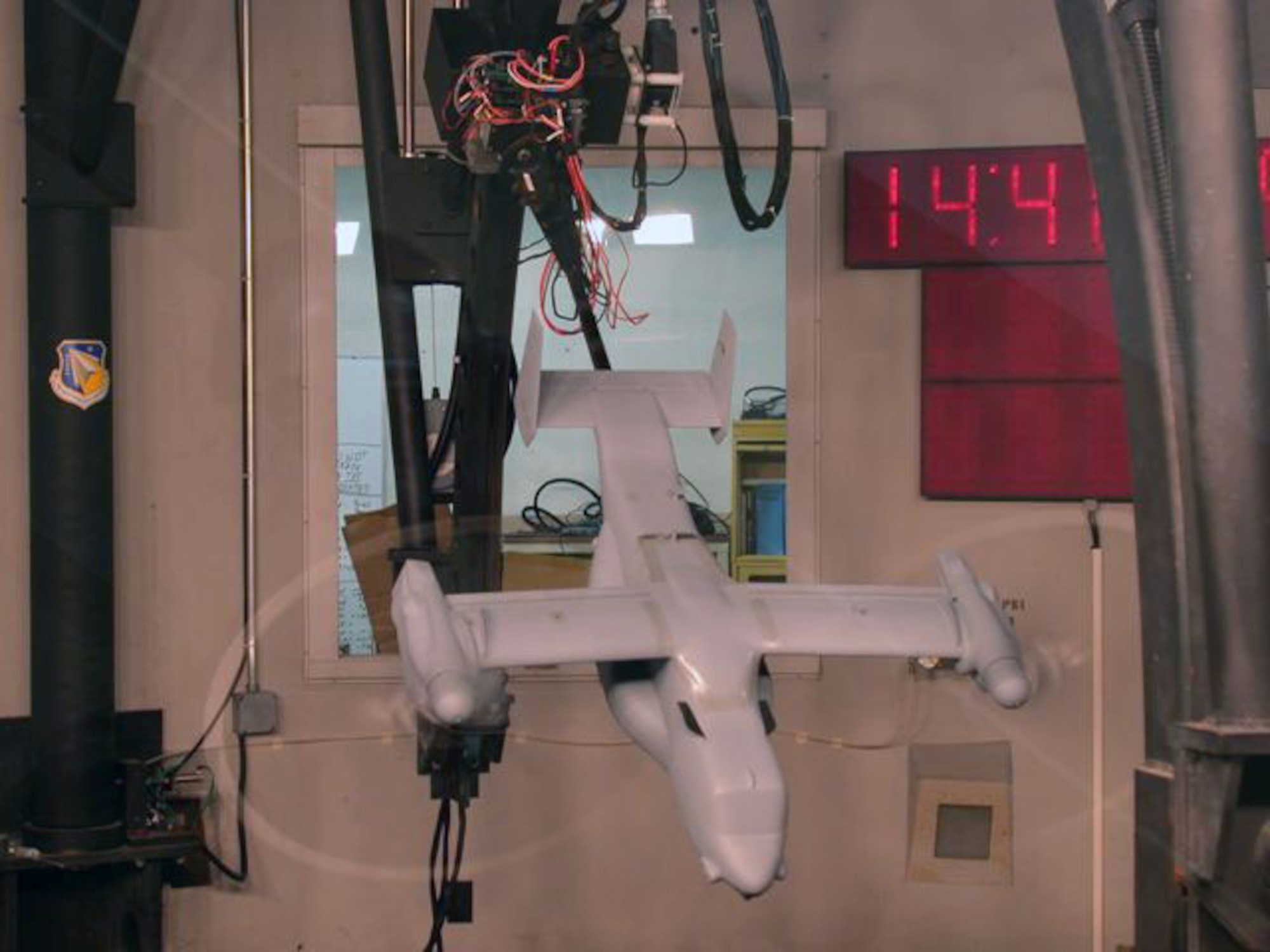 6%-scale model of the V-22 Osprey