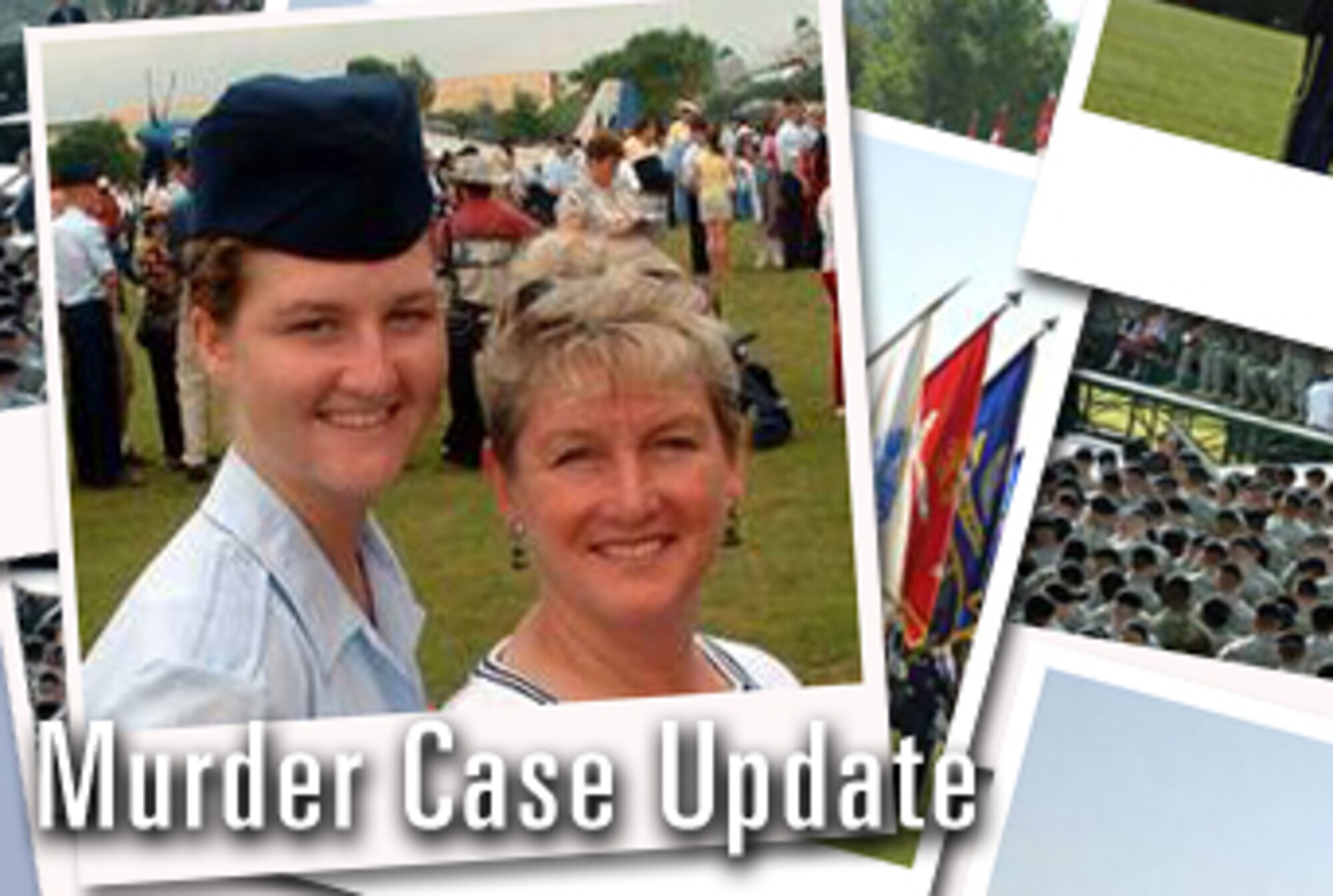 Airman 1st Class Ashley Turner with her mother, Lisa.
