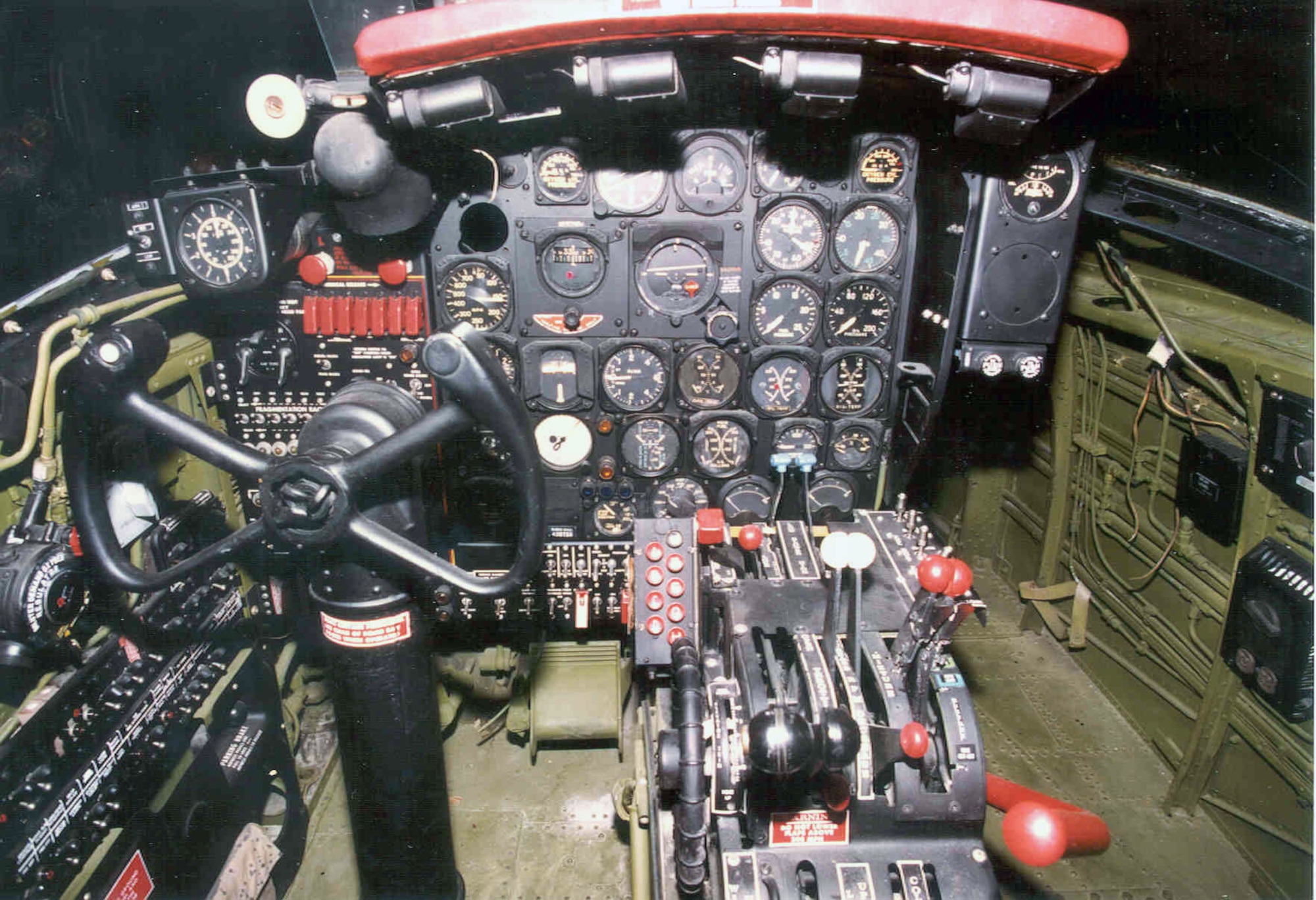 DAYTON, Ohio - Douglas A-26C Invader cockpit at the National Museum of the U.S. Air Force. (U.S. Air Force photo)