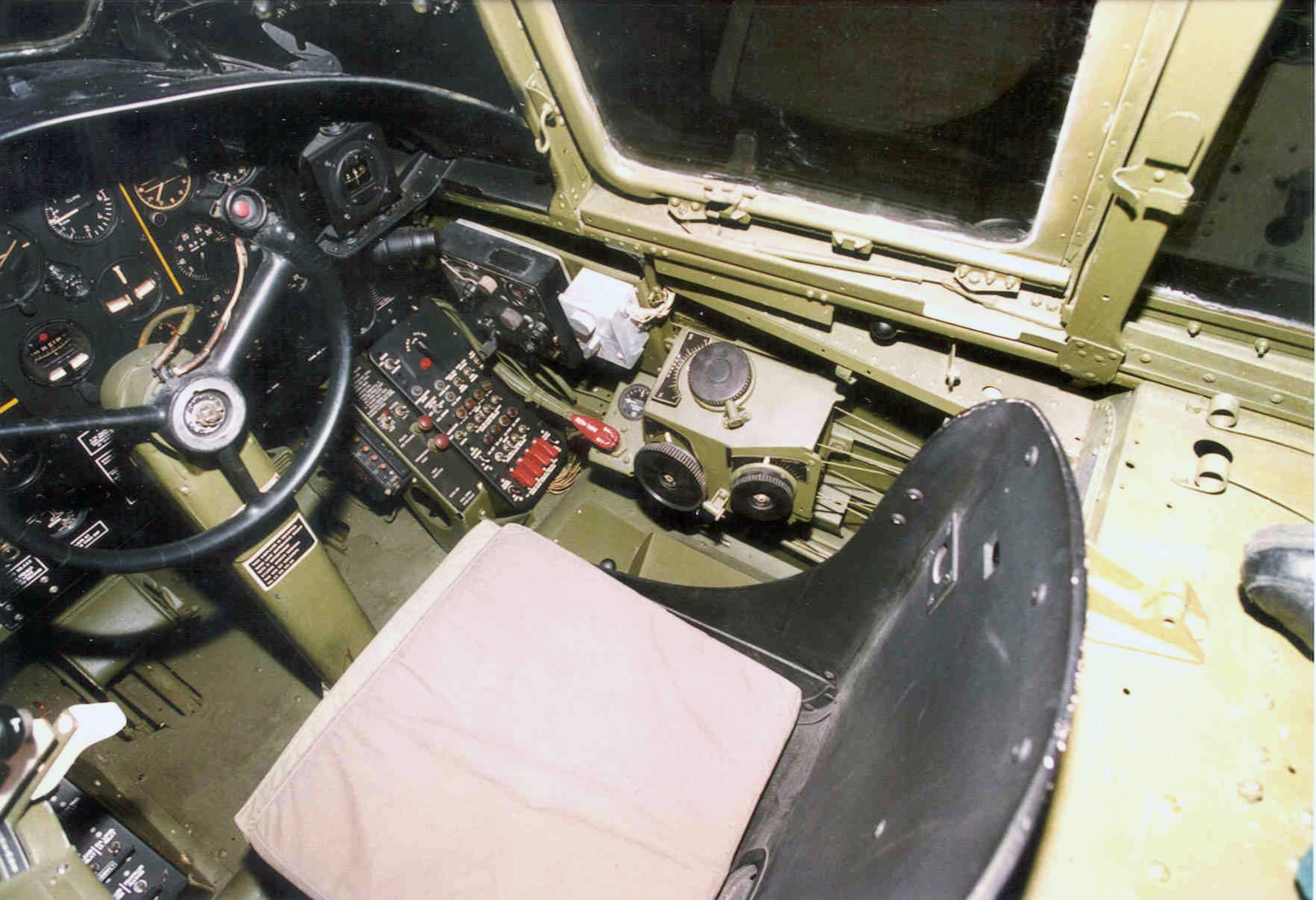 DAYTON, Ohio - Douglas A-20G Havoc cockpit at the National Museum of the U.S. Air Force. (U.S. Air Force photo)