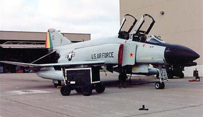 McDonnell Douglas F-4C-19-MC (S/N 63-7541) of the New York Air National Guard. Note that the victory star was scored on Nov. 5, 1966, by Maj. R.E. Tuck (pilot) and 1Lt. J.J. Rabeni Jr. (WSO) flying for the 480th Tactical Fighter Squadron, 366th Tactical Fighter Wing using an AIM-7 Sparrow against a MiG-21. (U.S. Air Force photo)