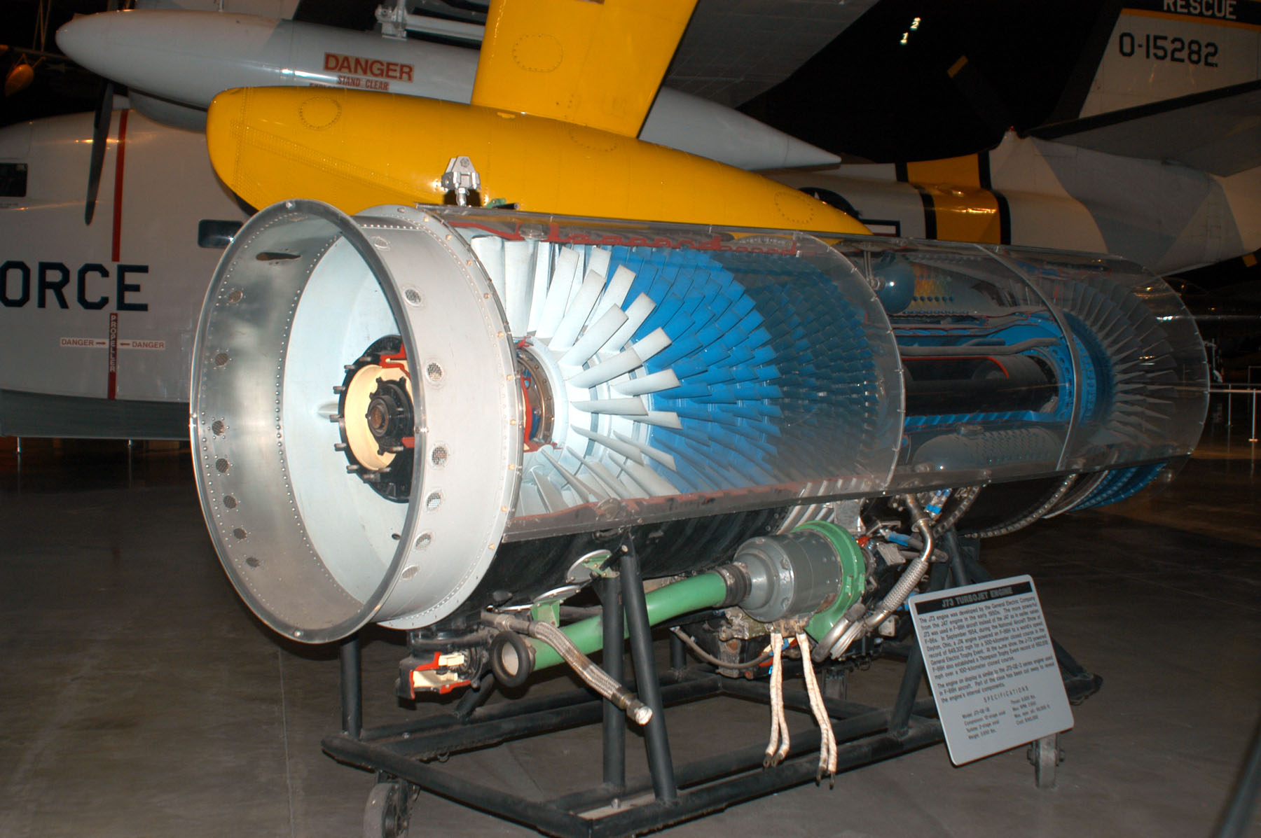 General Electric J73 Turbojet National Museum Of The United States Air Force Display
