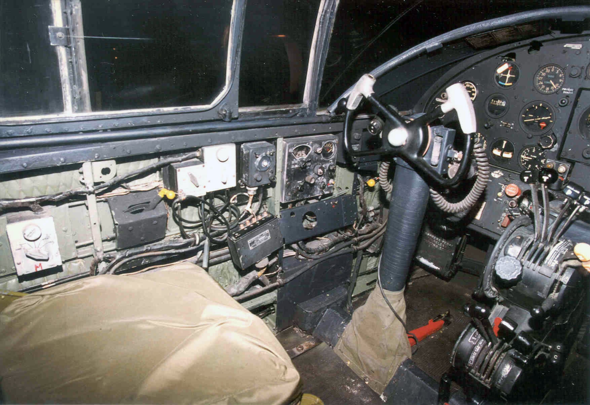 DAYTON, Ohio - North American B-25B Mitchell cockpit at the National Museum of the U.S. Air Force. (U.S. Air Force photo)