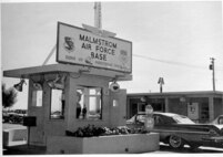 Malmstrom Air Force Base gate, circa 1968