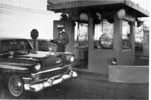 Malmstrom Air Force Base gate, circa 1962