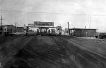 Malmstrom Air Force Base gate, circa 1958