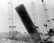 Construction of missile complex launch facilities, or "silos," in the late 1950s.  Launch facilities would house Minuteman I missiles, geographically separated from their command and control element at flight area Missle Alert Facilities and underground launch control centers.