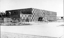 Building 500, on Malmstrom Air Force Base, Mont., circa 1960.  The building now houses the 341st Space Wing headquarters and other wing unit offices