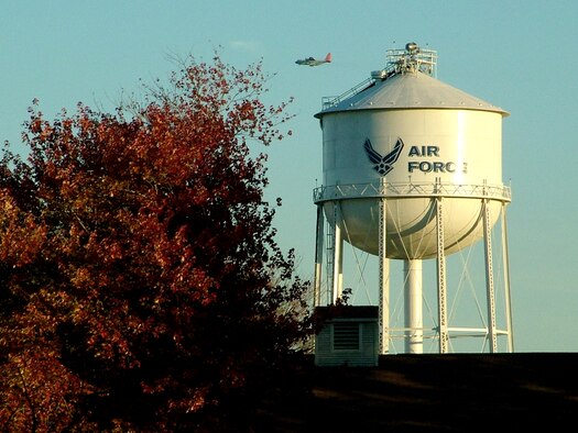 WESTOVER AIR RESERVE BASE, Mass. -- The changing fall colors and a LC-130 Hercules with its orange tail marking light up a New England afternoon at Westover. The Hercules aircrews from the 109th Airlift Wing, Scotia, N.Y., regularly conduct flight training over Western Massachusetts. Westover's excellent airfield includes two long runways and spacious parking areas for transient aircraft. The base's strategic location makes it an ideal stopover point for scores of military aircraft flying missions in support of Operations Enduring and Iraqi Freedom. (U.S. Air Force photo/Master Sgt. W.C. Pope)