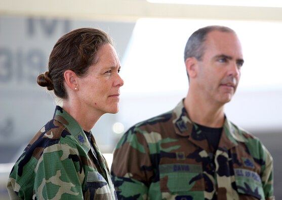 Lt. Col. June Groff, new squadron commander of the 482nd Aircraft Maintenance Squadron at Homestead Air Reserve Base, Fla., is focused on fixing and flying jets by doing the right thing, the right way, every time (Air Force photo by Tech. Sgt. Bucky Parrish).