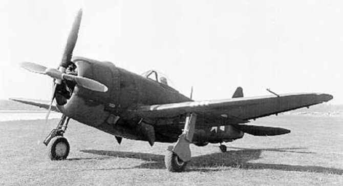 Republic XP-47K (S/N 42-8702). (U.S. Air Force photo)