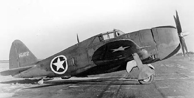 Republic P-47C-2-RE (S/N 41-6182). (U.S. Air Force photo)