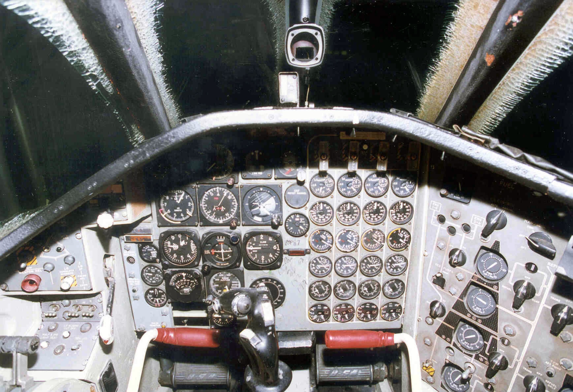 DAYTON, Ohio -- Convair B-58 Hustler cockpit at the National Museum of the United States Air Force. (U.S. Air Force photo)