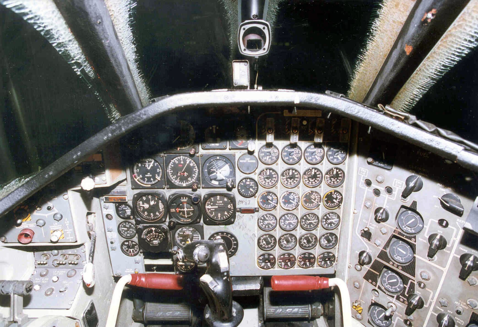 DAYTON, Ohio -- Convair B-58 Hustler cockpit at the National Museum of the United States Air Force. (U.S. Air Force photo)