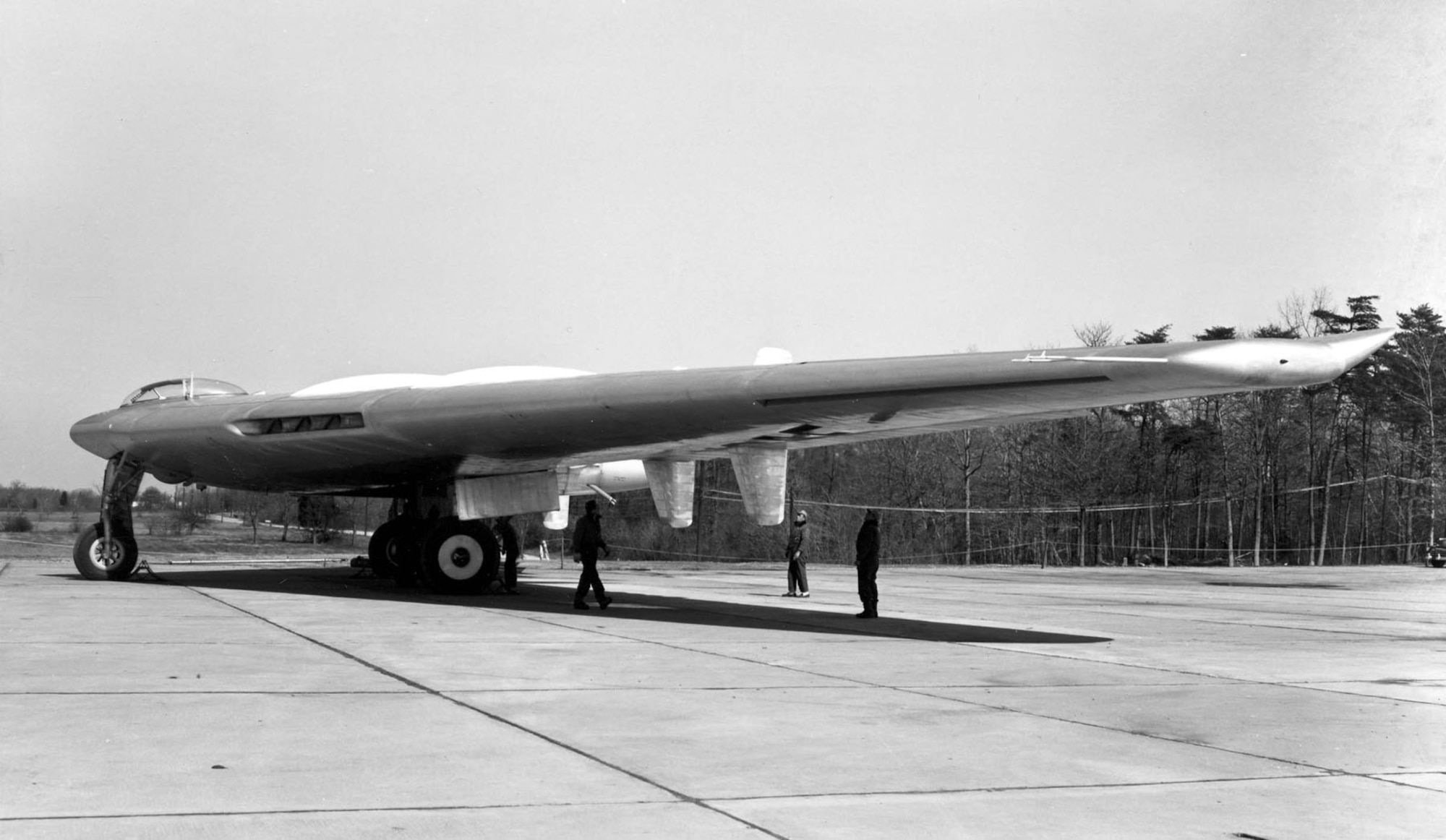 Side view of Northrop YB-49. (U.S. Air Force photo)