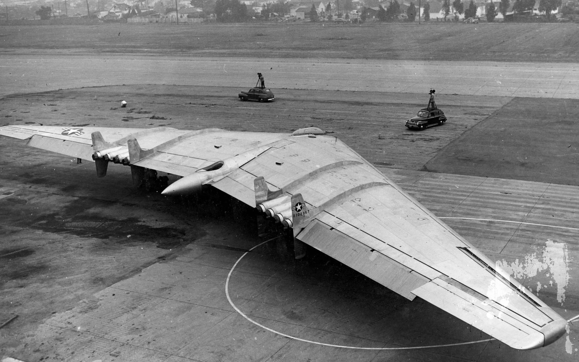 Northrop YB-49 (S/N 42-102367) on Dec. 23, 1948. (U.S. Air Force photo)