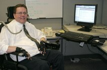WRIGHT-PATTERSON AIR FORCE BASE, Ohio — Paul Gabriel, an electronics engineer at Aeronautical Systems Center’s Engineering Directorate, will accept the 2006 Employees with Disabilities Award during a special ceremony in Washington, D.C., in December. (Courtesy photo)