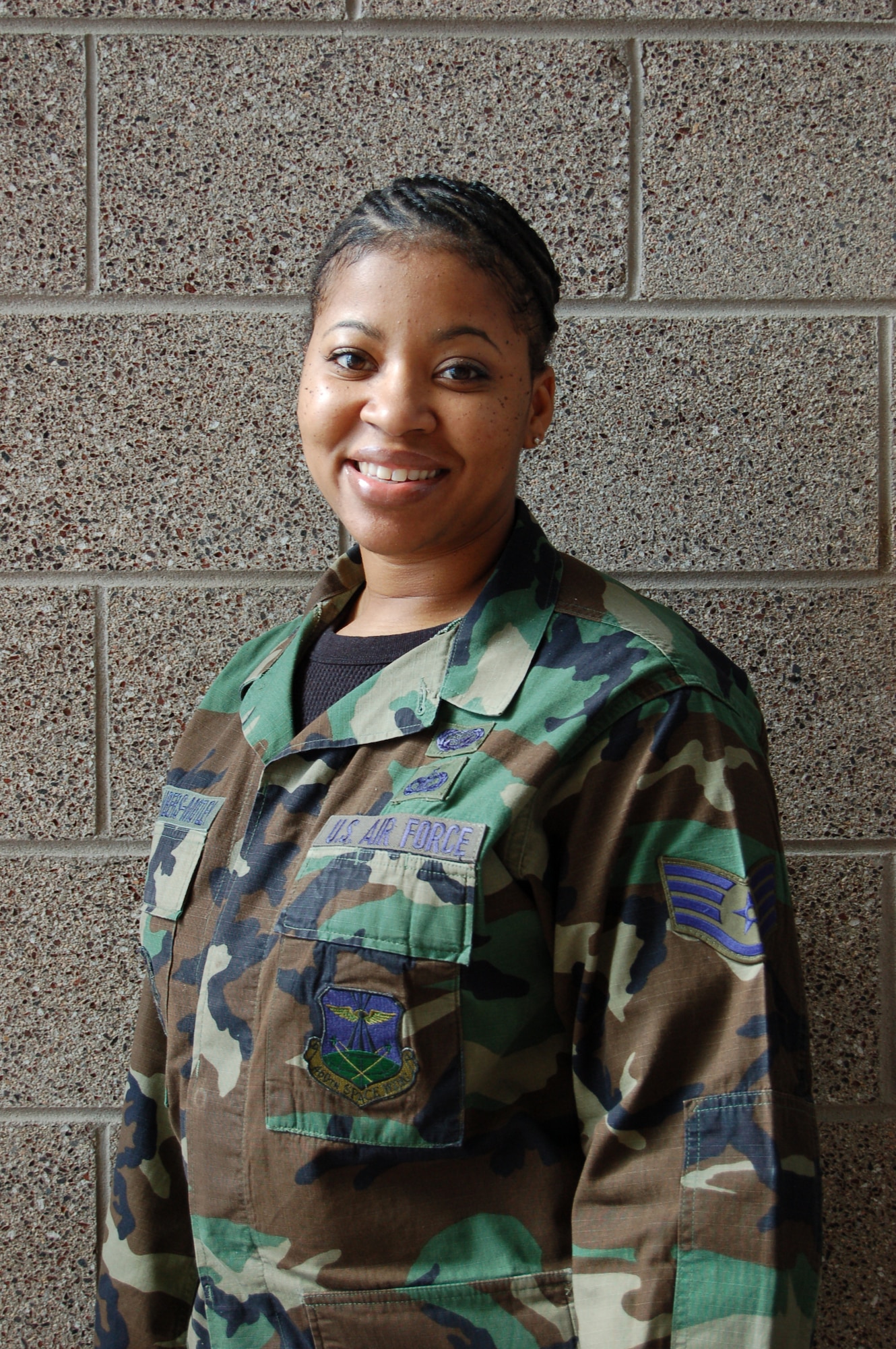 Staff Sgt. Pourshia Chambers-Motley, who hails from Tucson, Ariz., is Buckley's Star Performer for the week of Oct. 27 through Nov. 2. Sergeant Chambers-Motley works in the 460th Mission Support Squadron. (U.S. Air Force photo by Senior Airman Jacque Lickteig)