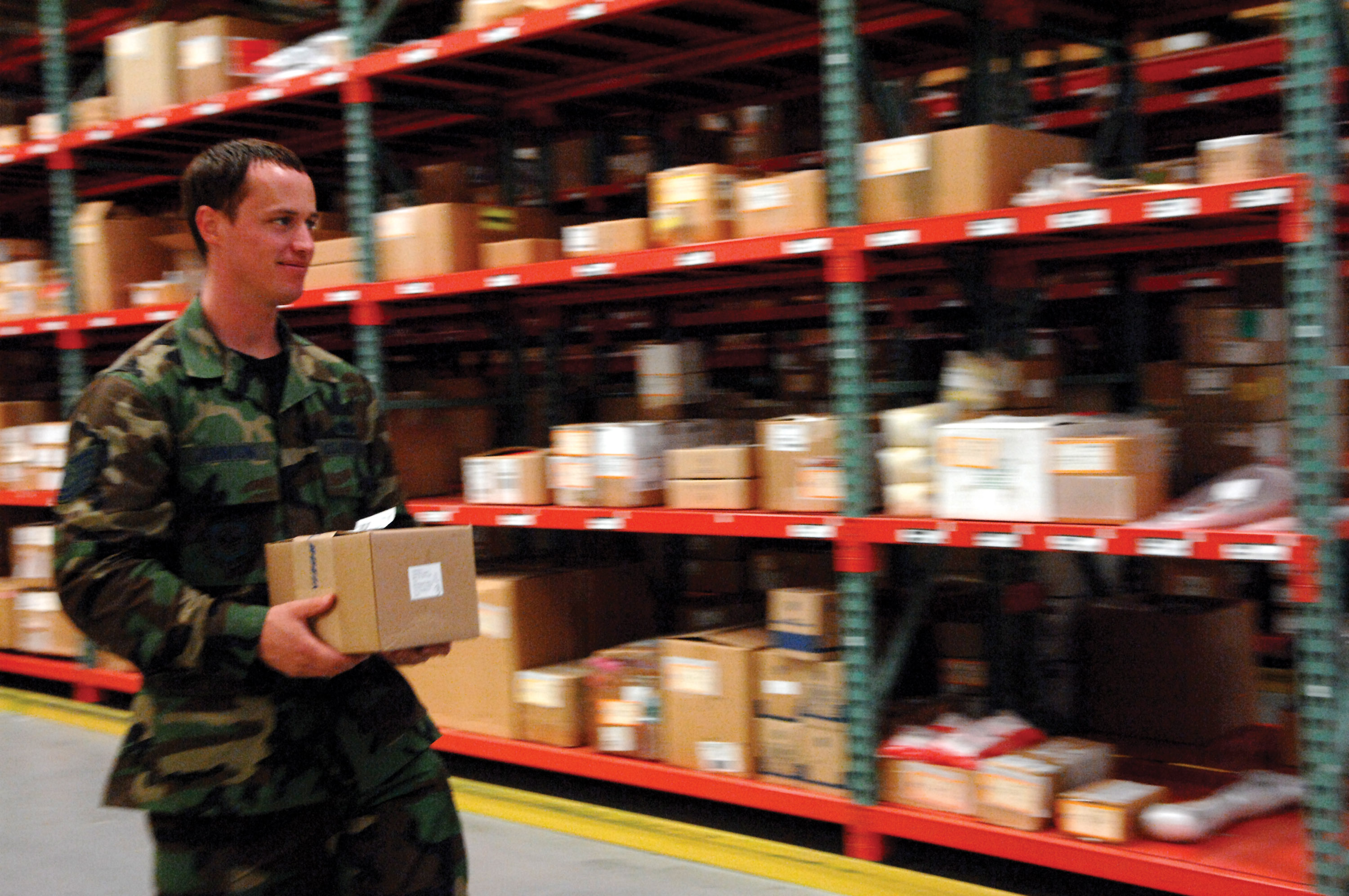 Aircraft parts store supplies nuts, bolts of Air Force mission > Team