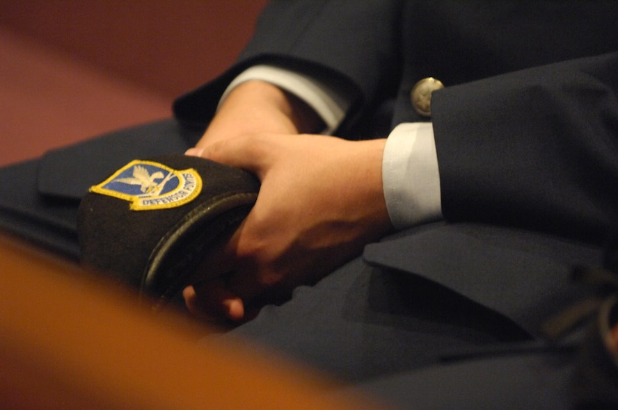 Airman 1st Class LeeBernard Chavis from 824th Security Forces Squadron, was honored Oct. 19, 2006 during a memorial service held in the base chapel at Moody Air Force Base, Ga. Airman Chavis was posthumously awarded the Bronze Star and Purple Heart after he was killed Oct. 14 while on patrol in Baghdad, Iraq. (U.S. Air Force photo/Staff Sgt. Manuel Martinez)