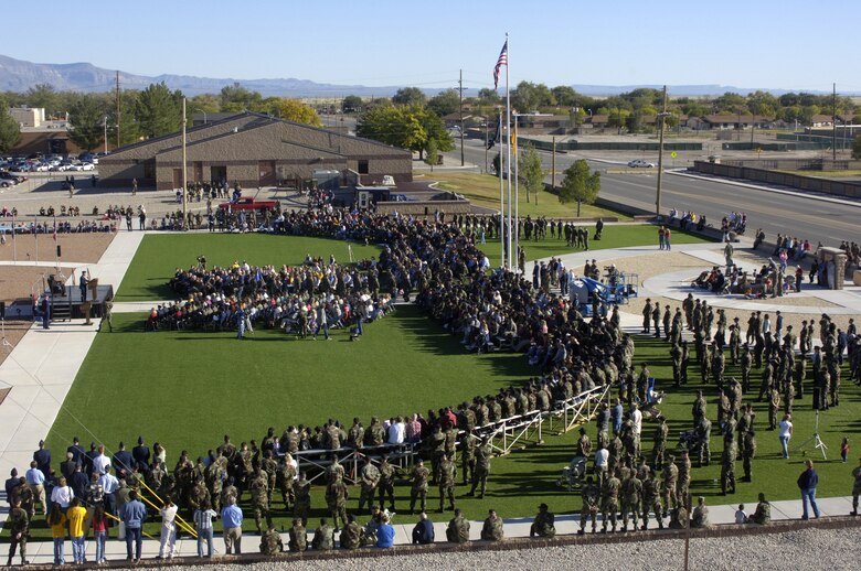 A large crowd turned out Oct. 27, 2006, for the Silver Stealth celebration at Holloman. The event was designed to celebrate the 25th year of the "black jet" - F-117A Nighthawk - and the 250,000 flying hour.