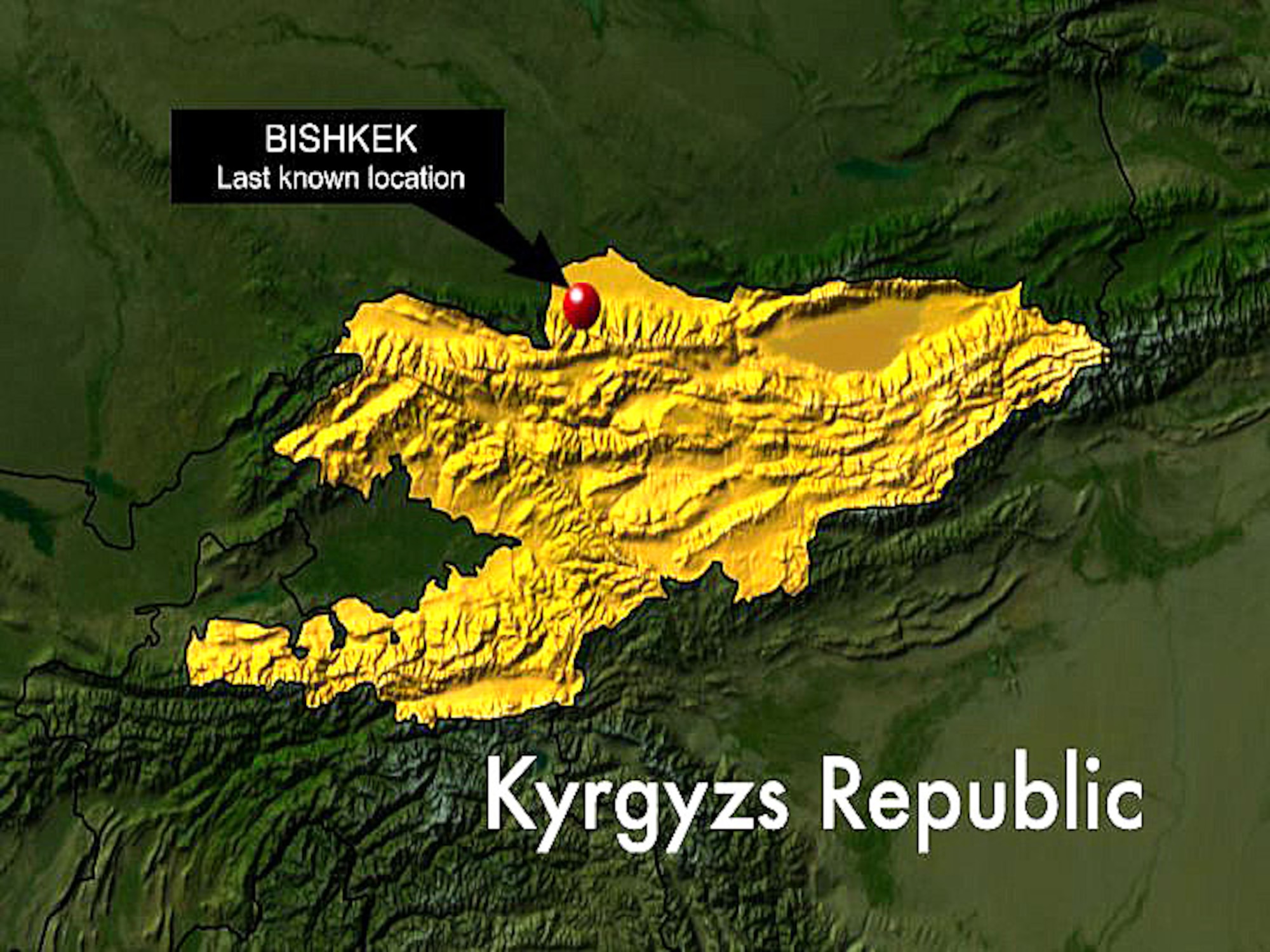 Maj. Jill Metzger, the personnel chief at the 376th Air Expeditionary Wing at Manas Air Base, Kyrgyzstan is still missing after disappearing during a trip to a shopping center in the nearby capital city of Bishkek.  (U.S. Air Force graphic/Staff Sgt. Michele Thomas)  