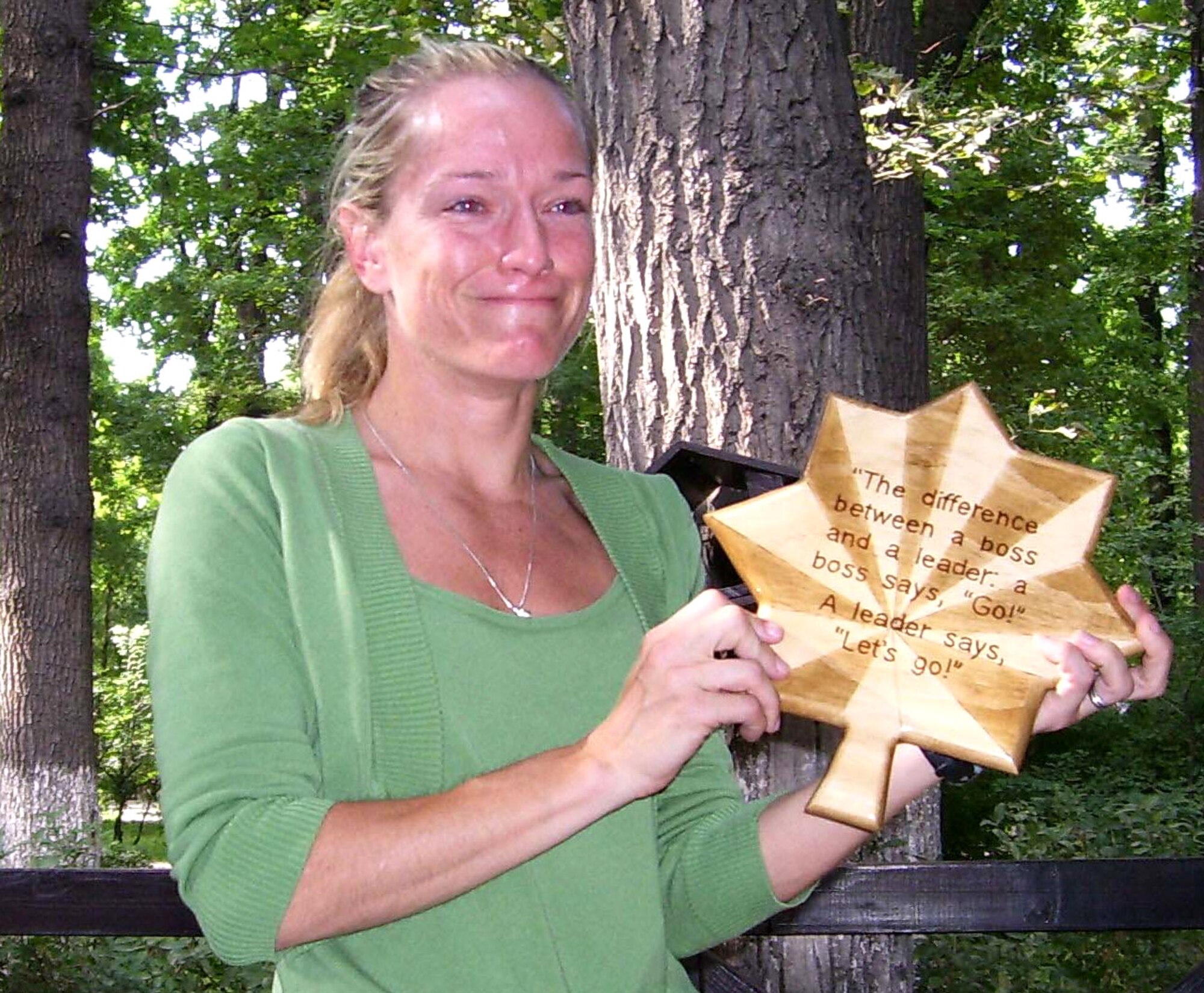 Maj. Jill Metzger, a personnel officer at the 376th Air Expeditionary Wing at Manas Air Base, Kyrgyzstan, has been missing since her visit to a Bishkek shopping center Sept. 5. (U.S. Air Force photo) 
