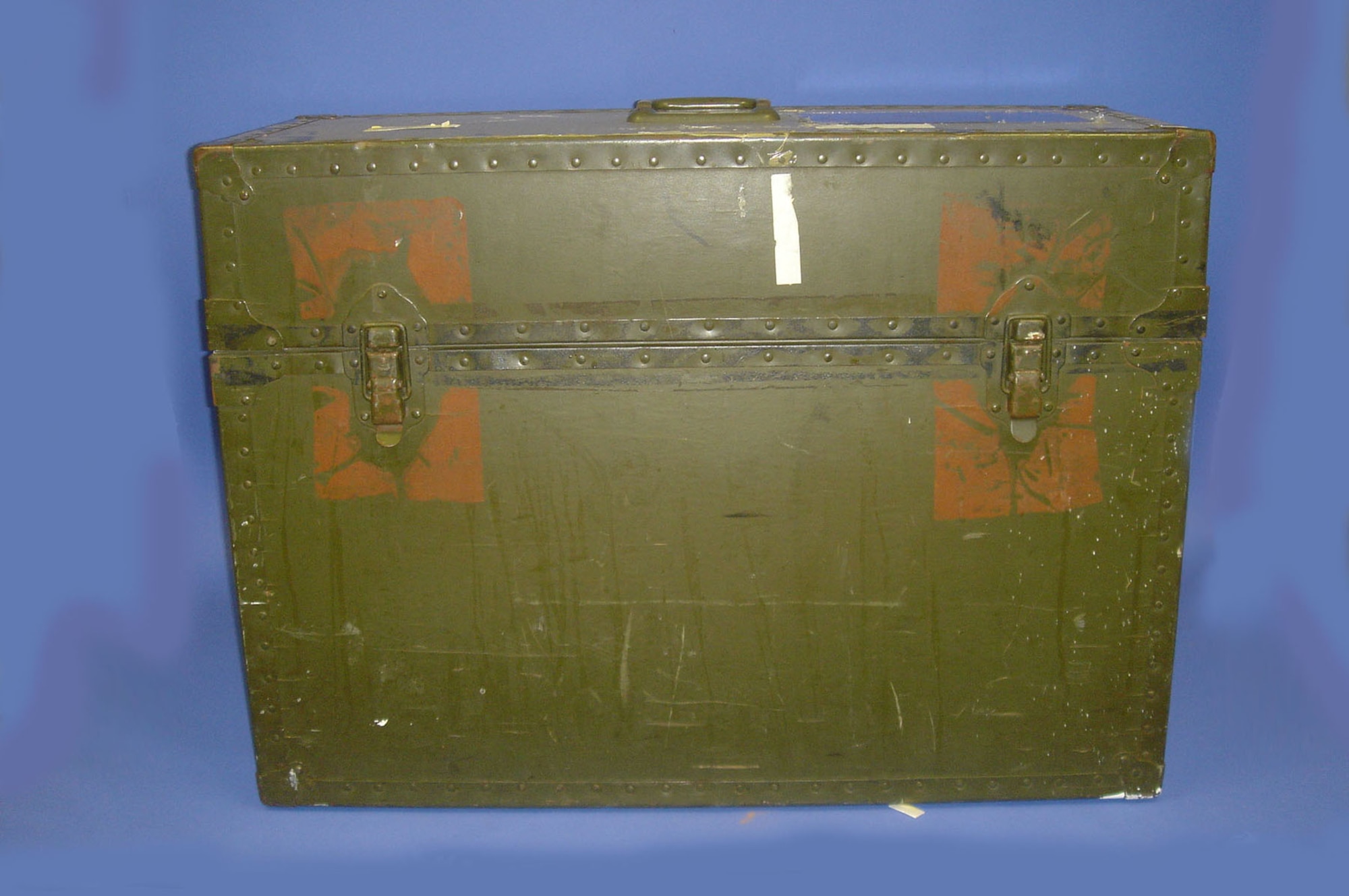 Antique World War I Foot Locker Storage