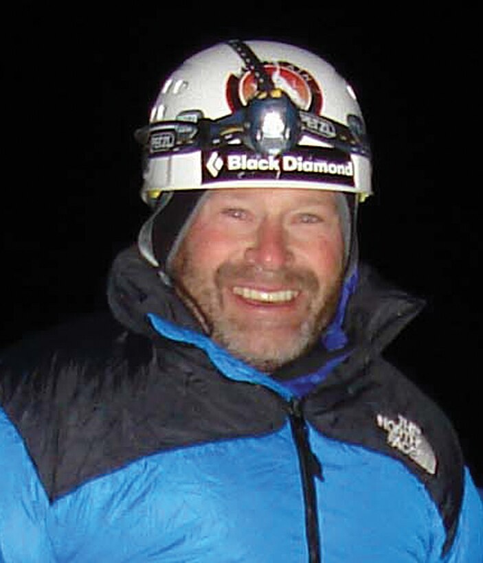 MCCHORD AIR FORCE BASE -  Master Sgt. Darran Baggs on his climb to the summit of Mount Rainer.  Sergeant Baggs is a Reservists with the 446th Maintenance Squadron here.