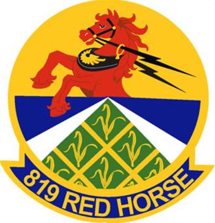 819th RED  HORSE  Squadron Malmstrom Air  Force  Base Display