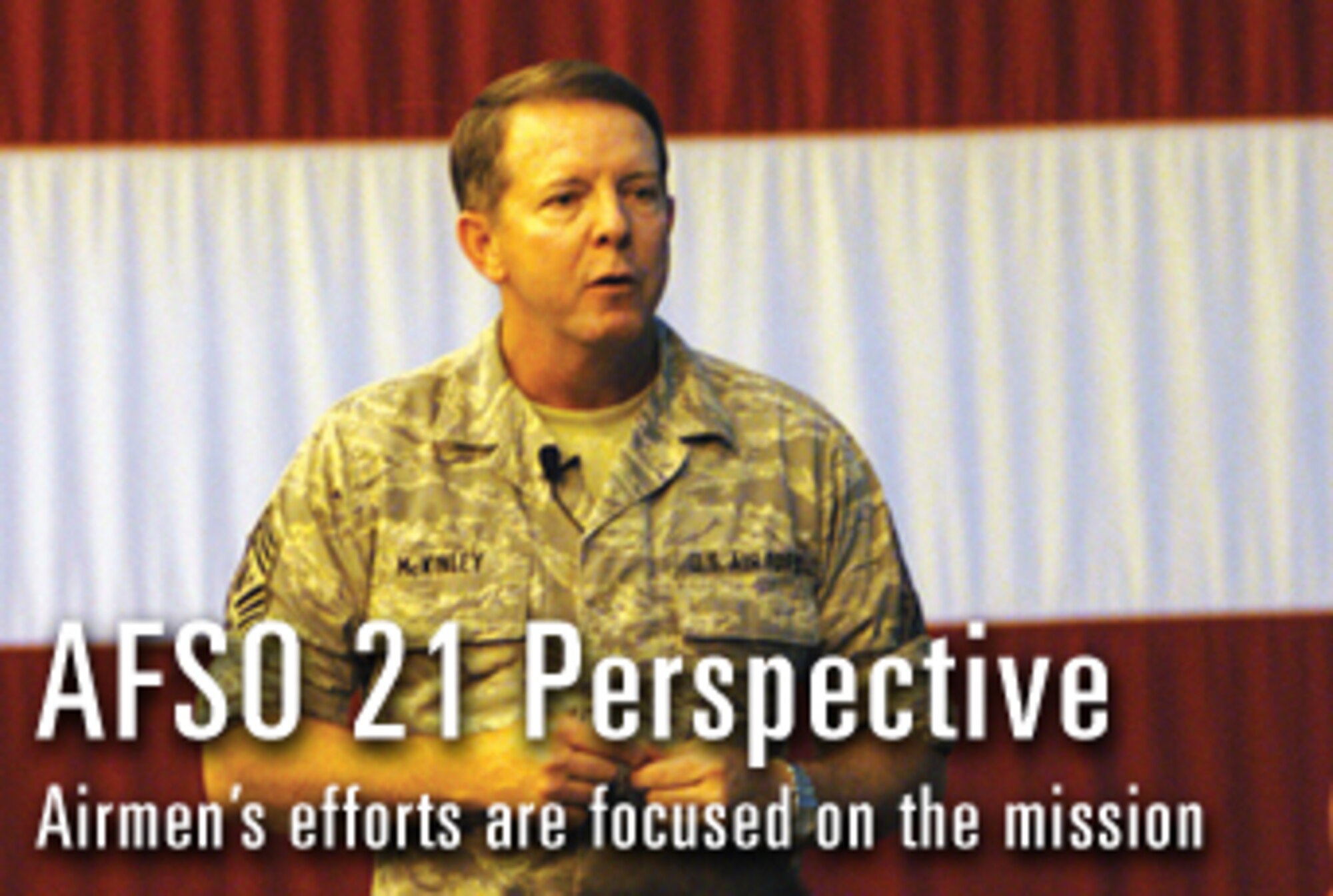 Chief McKinley offers AFSO 21 perspective