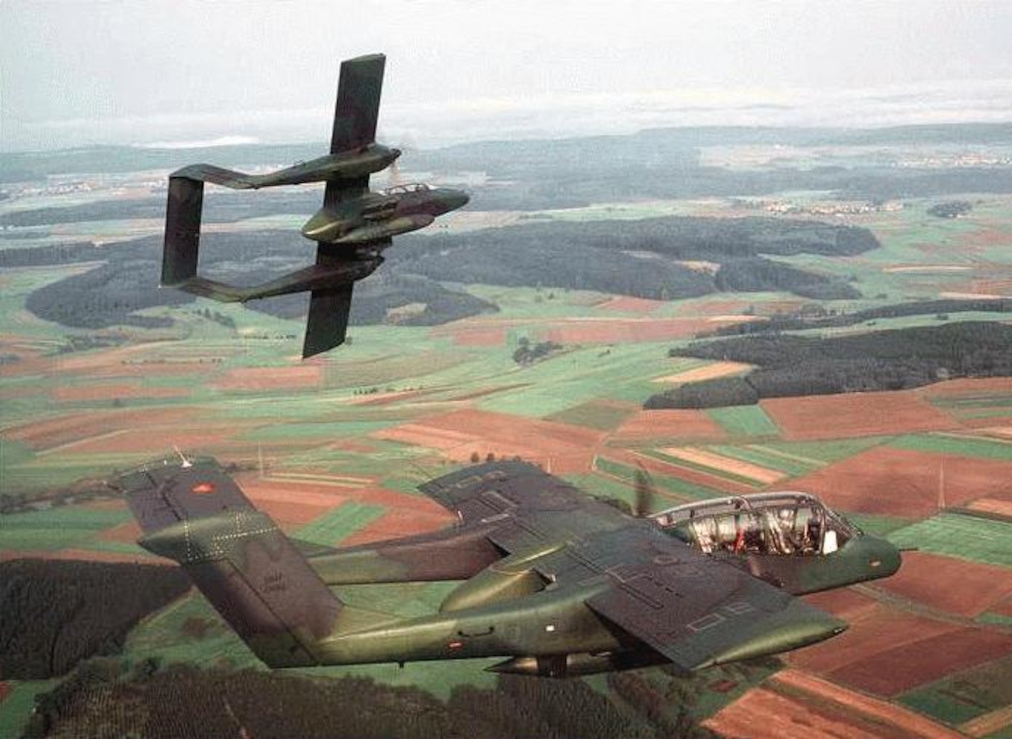 As part of its Air Bridge Denial Program, the Colombian Air Force has several U.S.-provided OV-10 Bronco aircraft it uses to force or shoot down illegal flights that are either entering or exiting the country. (Air Force photo)