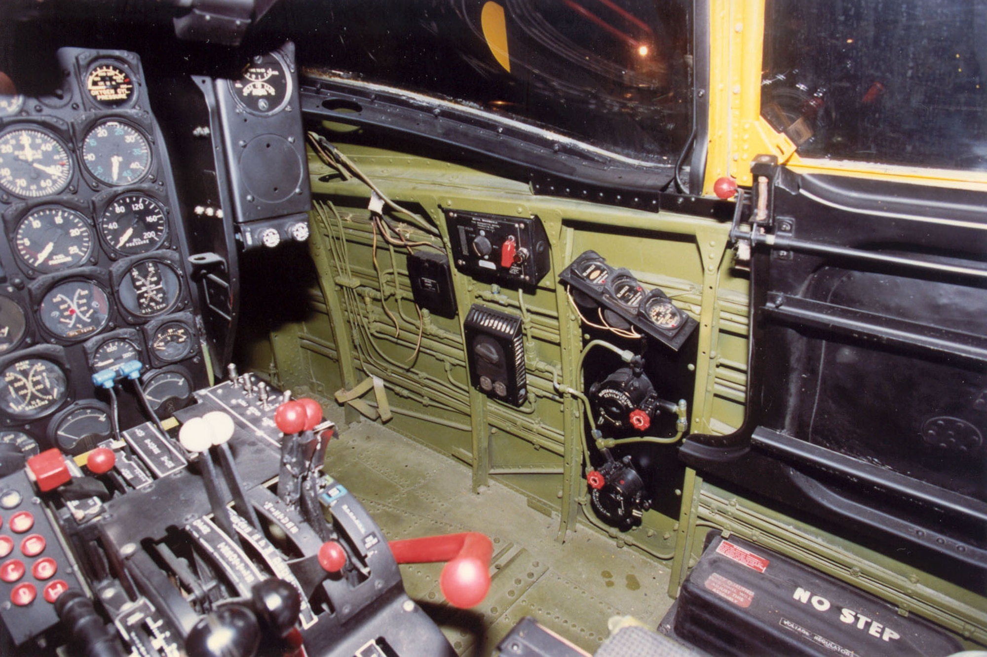 DAYTON, Ohio -- Douglas B-26C (A-26C) cockpit at the National Museum of the United States Air Force. (U.S. Air Force photo)