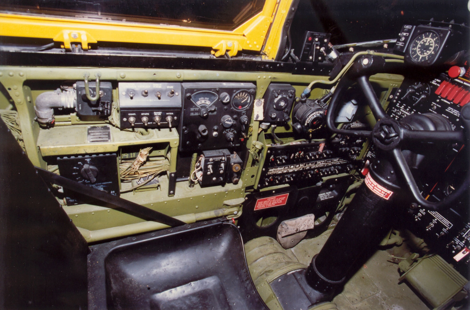 DAYTON, Ohio -- Douglas B-26C (A-26C) cockpit at the National Museum of the United States Air Force. (U.S. Air Force photo)