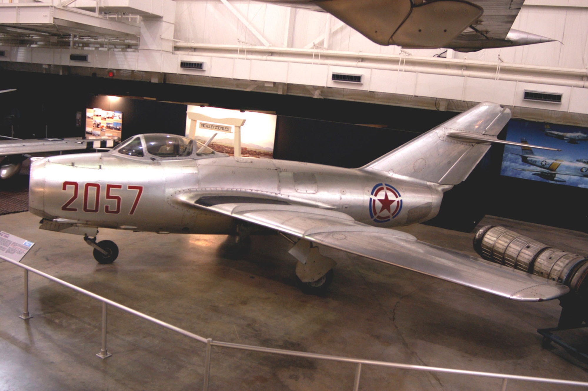 DAYTON, Ohio -- Mikoyan-Gurevich MiG-15 in the Korean War Gallery at the National Museum of the United States Air Force. (U.S. Air Force photo)