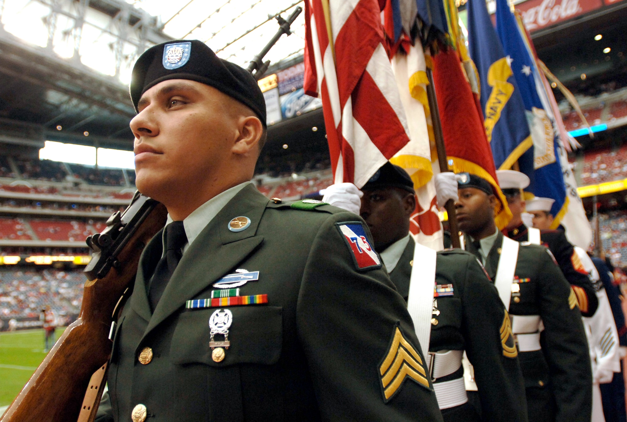 Air Force general kicks off Texans Redskins battle Air Force