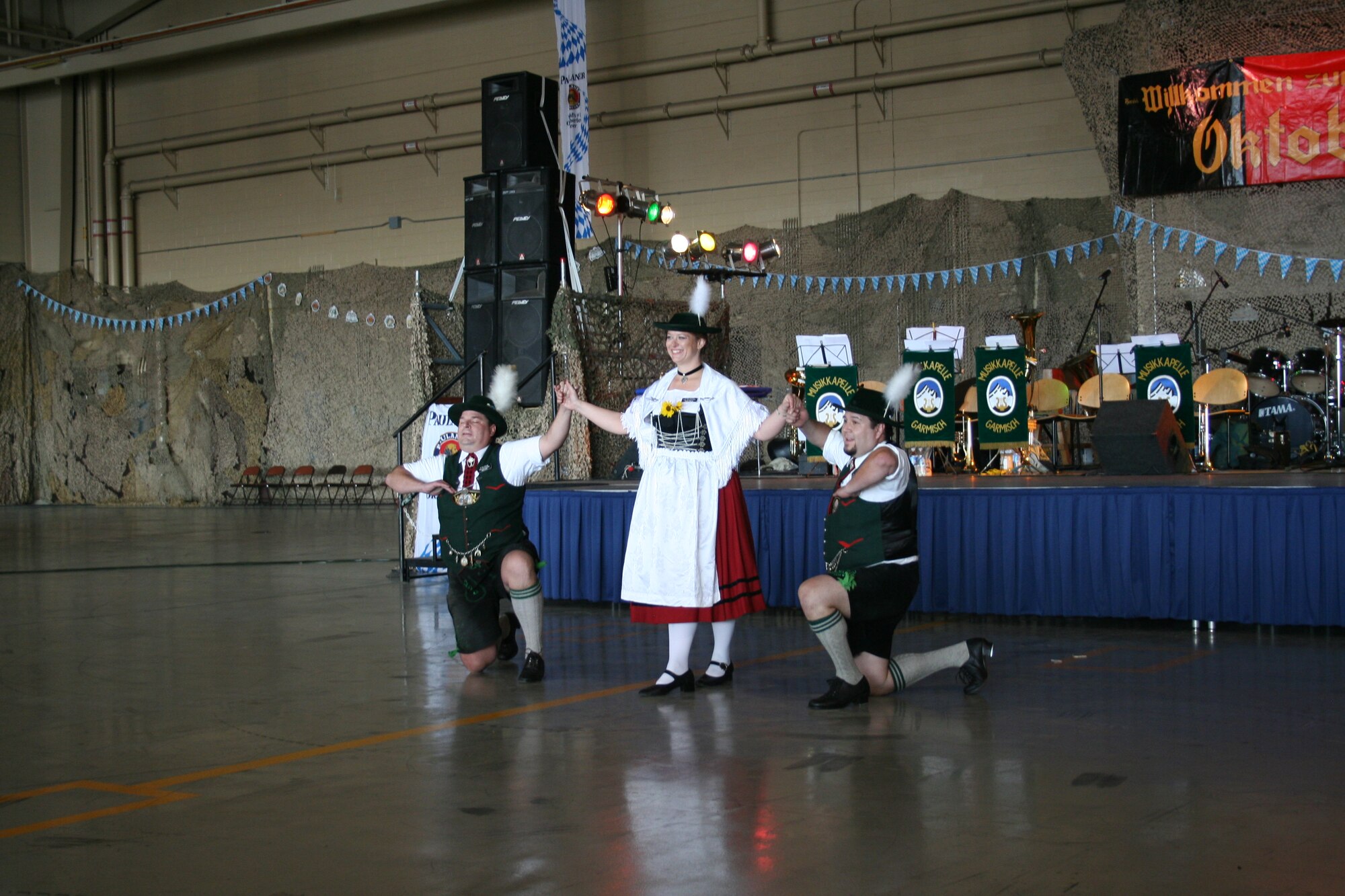A group from Albuquerque named Schuhplattlers, performed traditional Bavarian dances, entertaining the hundreds who came to enjoy the 10th Oktoberfest celebration Saturday.