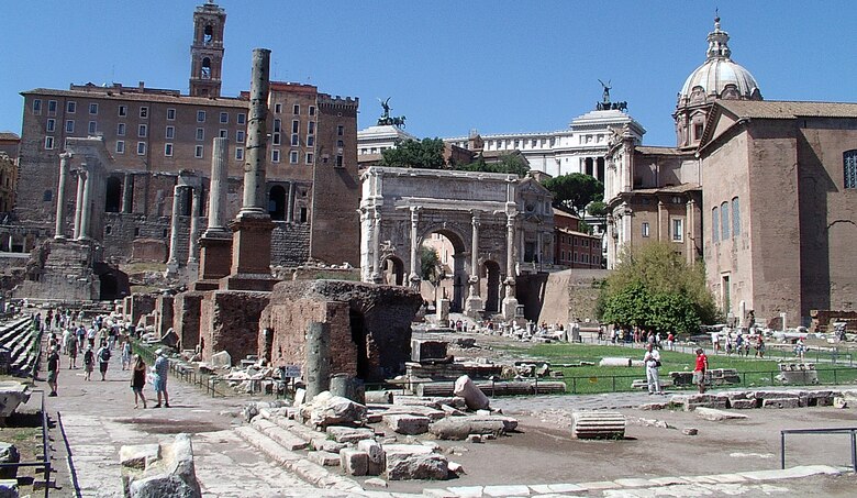 Rome S Past Told In Ancient Ruins Aviano Air Base Display