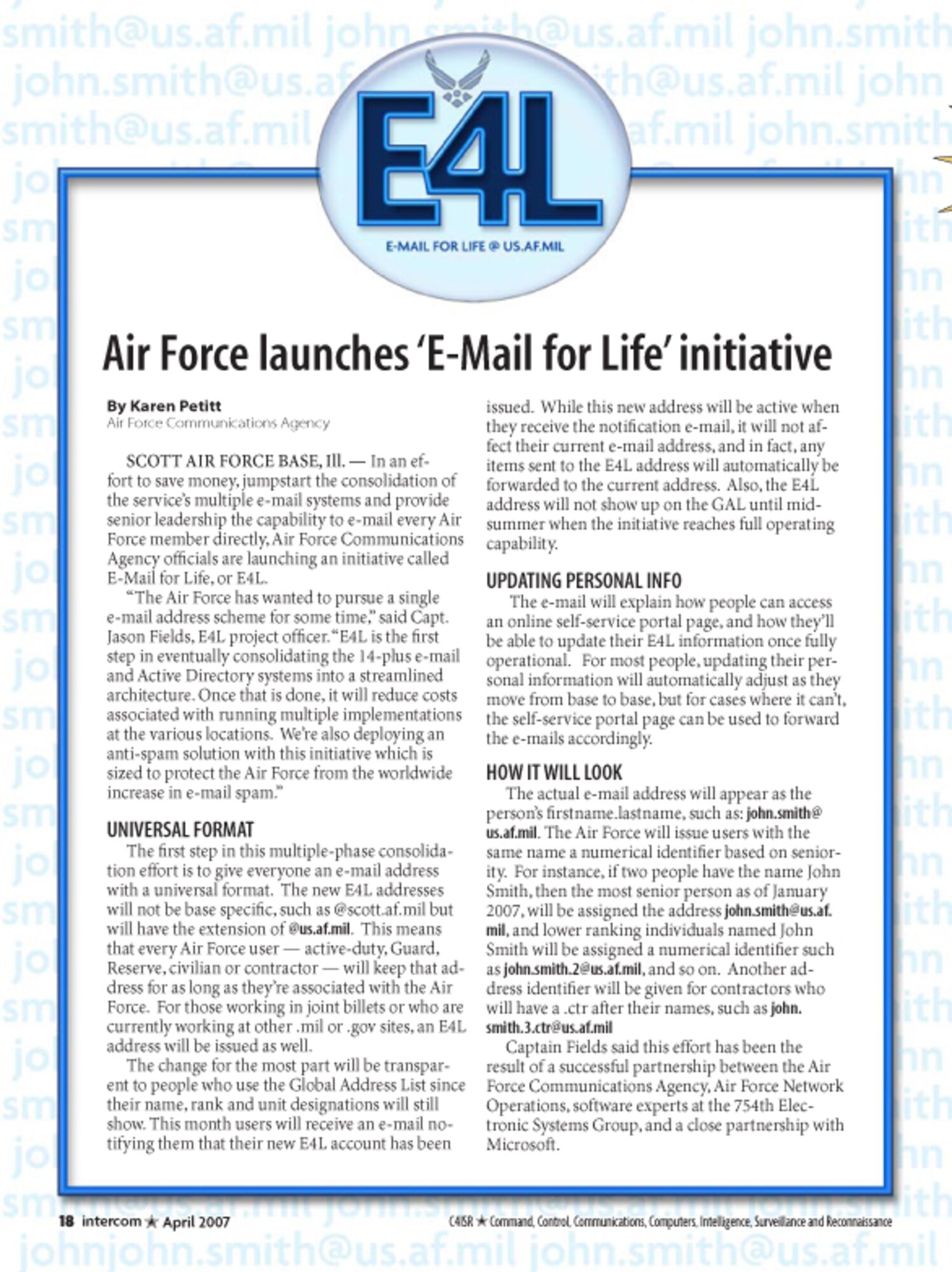 Page Layout - April 07