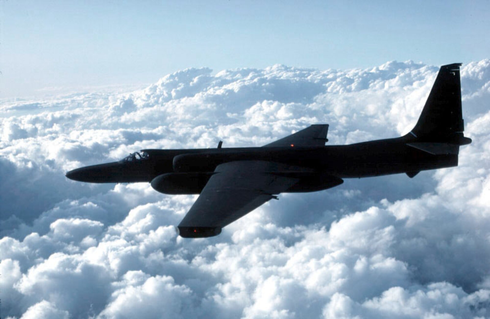The U-2 Dragon Lady is considered the leader among manned intelligence, surveillance and reconnaissance sytems. Aircraft, such as this one, fly daily missions in support of the war on terrorism.   (U.S. Air Force photo)