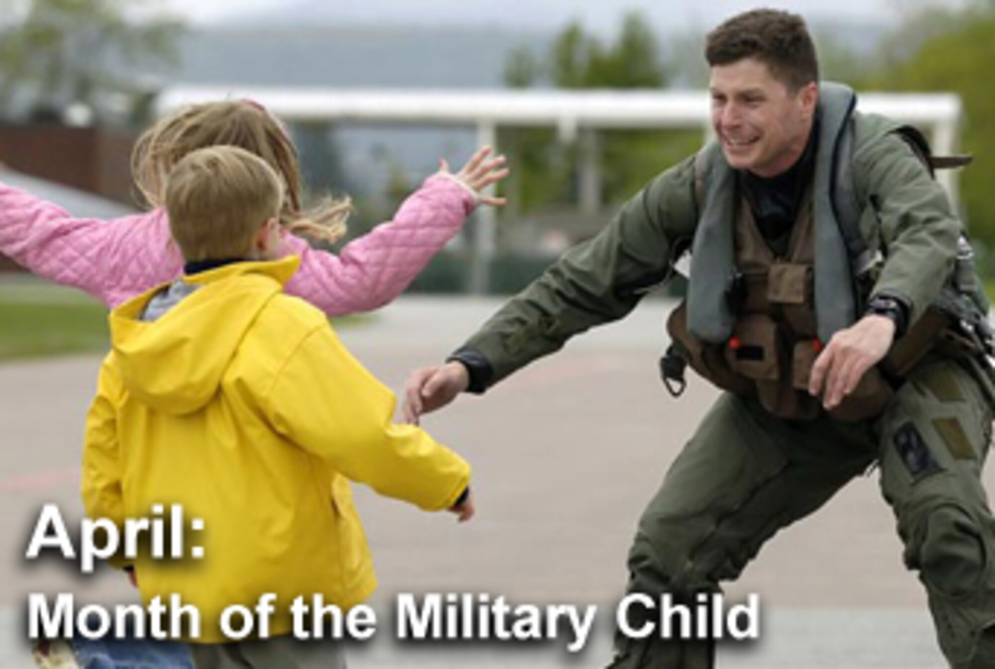 April is celebrated as the Month of the Military Child. (U.S. Air Force graphic)