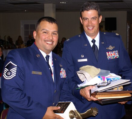 Master Sergeant Javier Colon, 93rd Fighter Squadron life support specialist, was named Non-Commissioned Officer of the Year for 2006. (U.S. Air Force photo/Dan Galindo)