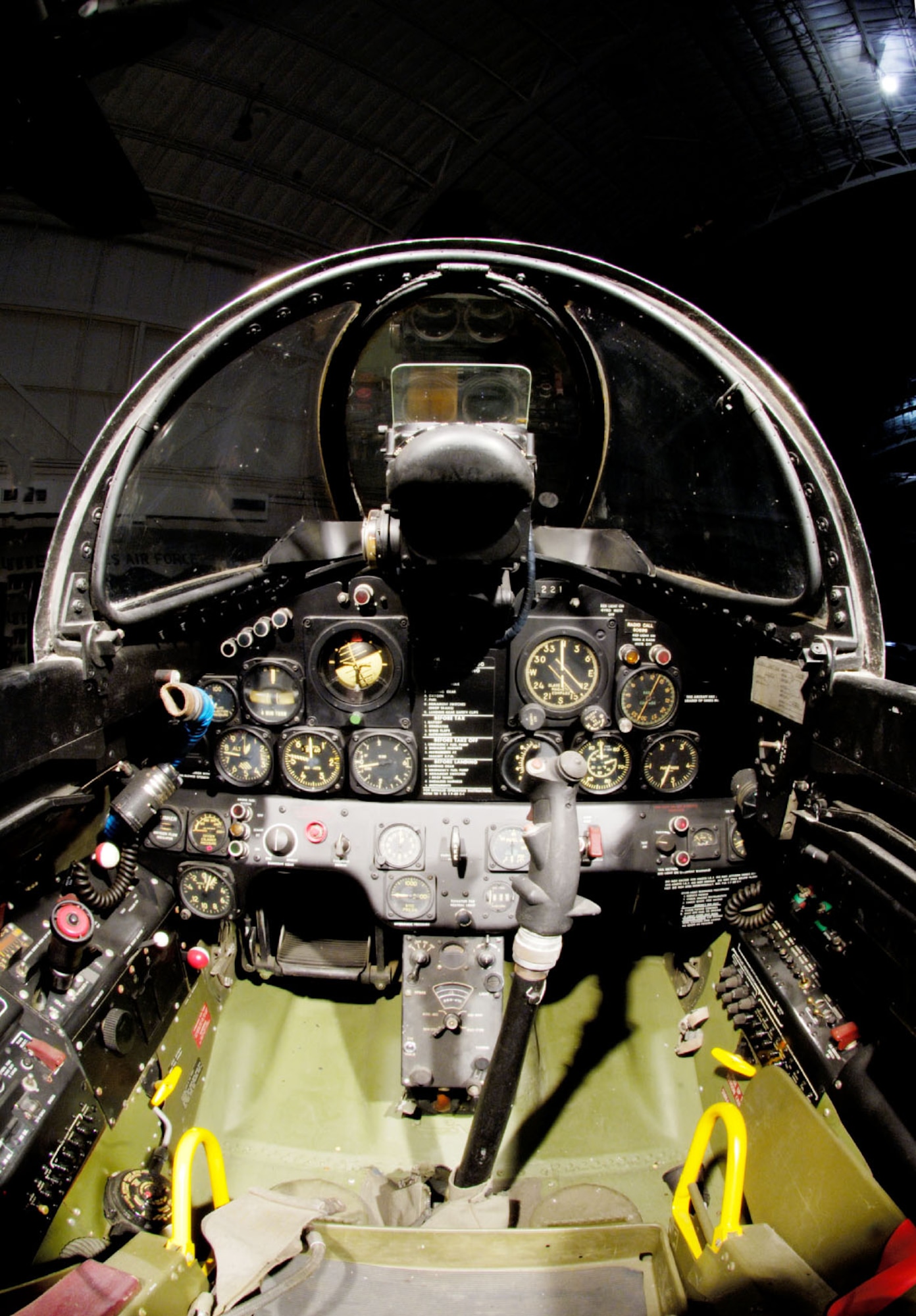 DAYTON, Ohio -- Lockheed F-80C cockpit at the National Museum of the United States Air Force. (Photo courtesy of John Rossino, Lockheed Martin Code One)