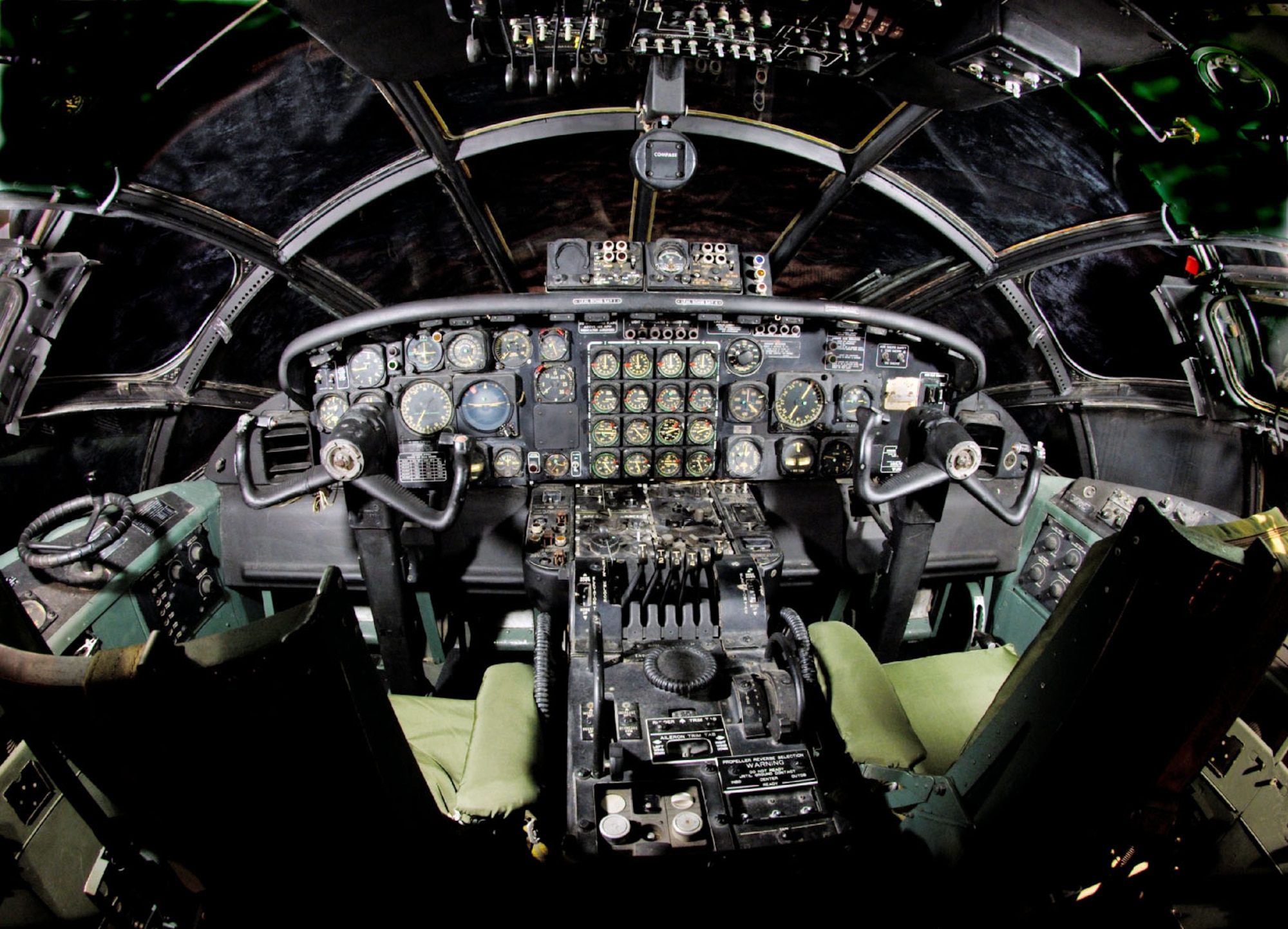 DAYTON, Ohio -- Convair B-36J cockpit at the National Museum of the United States Air Force. (Photo courtesy of John Rossino, Lockheed Martin Code One)