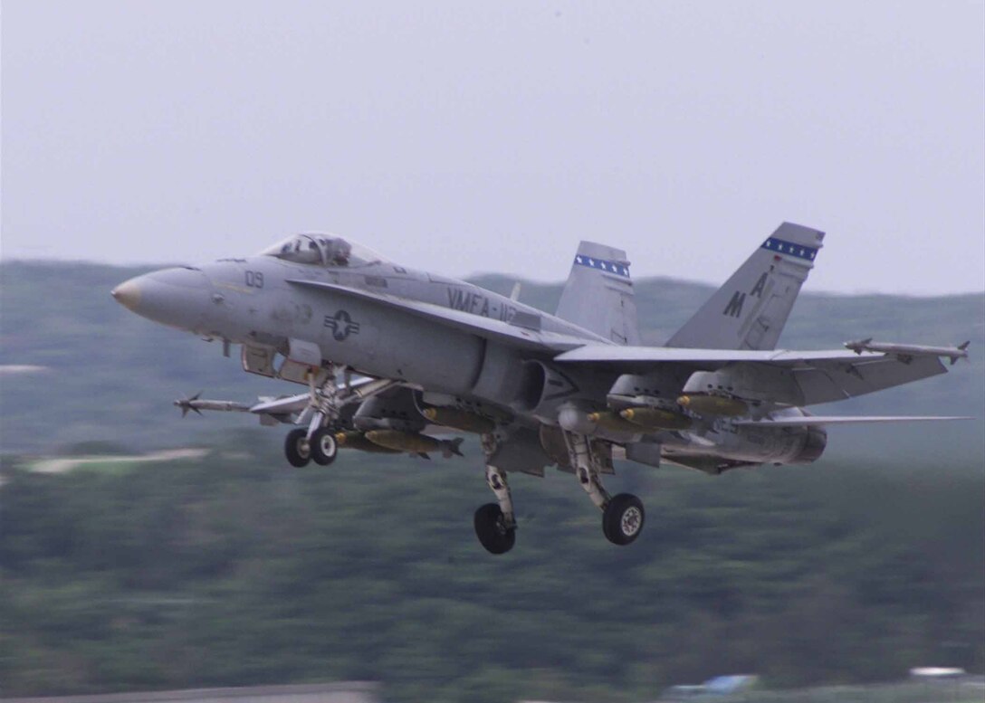 VMFA-112, known as the 'Cowboys,' is equipped with 12 F/A-18A+ Hornets.  In 2004, the Cowboys were the first reserve squadron to deploy to the Western Pacific since the Korean War.  Since then, the squadron has been active in exercises in Norway and Great Britain.