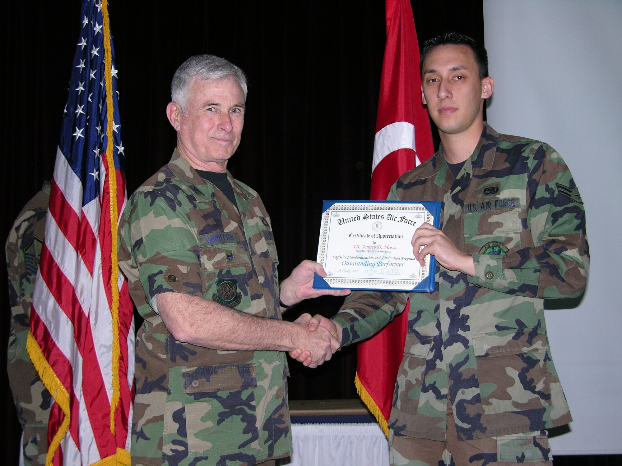 The 728th logistics functions were rated excellent. As noted by the team chief in their report, this was achieved in the midst of a very high op tempo, and in direct support of the global war on terrorism. (Courtesy photos)