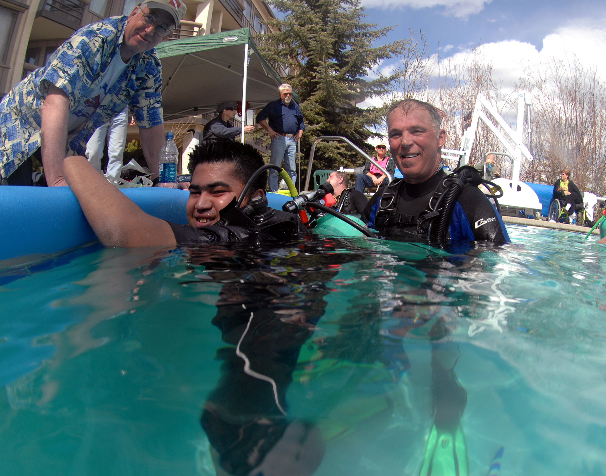 Former U.S. Army Sgt. Hilario Bermanis II, a triple amputee takes a ...
